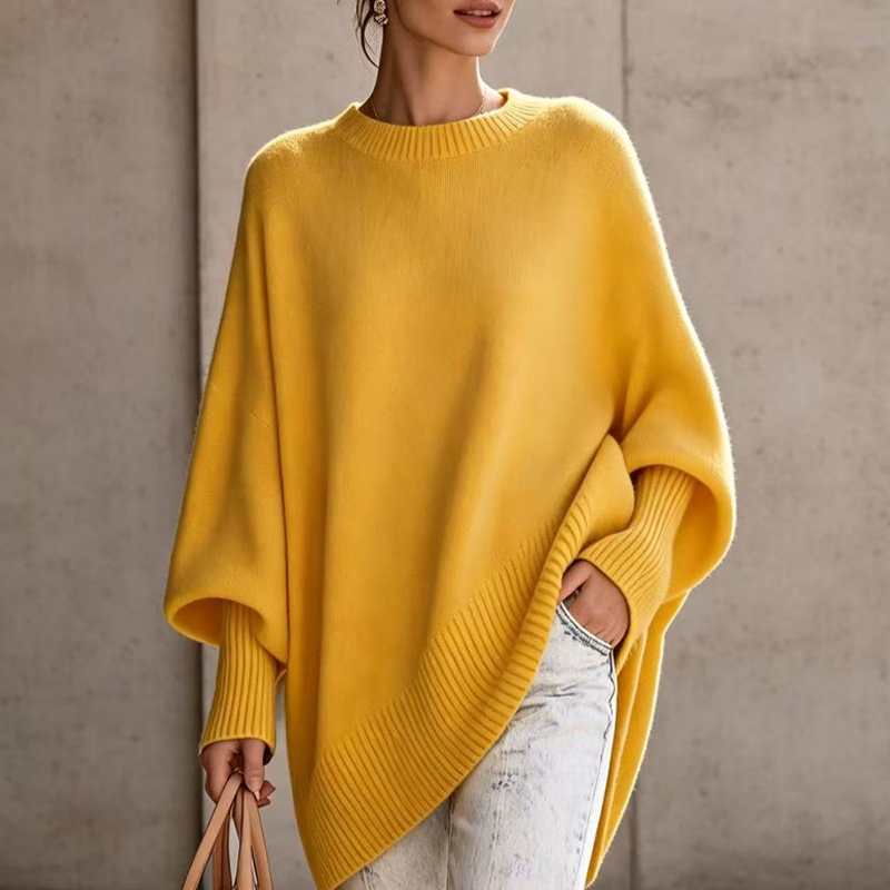 😍Trui voor dames in grote maten, ronde hals, pullover