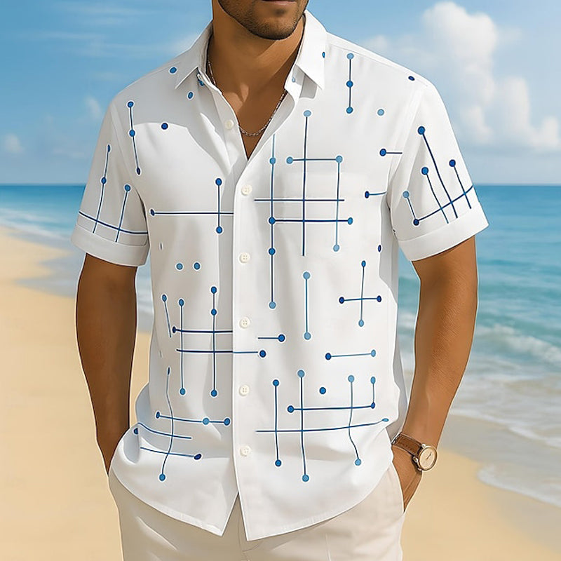 🔥 Tijdelijke Aanbieding ✨ Heren Relaxed Fit Overhemd 👔 Zomerse Stijl, Comfortabele Pasvorm & Verkrijgbaar S–5XL ☀️