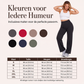 🌿 Comfort Keuze ✨ Dames Hoge Taille Wijde Pijpen Yogabroek 👖 Flexibele Pasvorm, Zachte Comfort & Elegante Sportieve Look