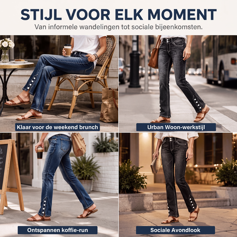 🔥Gratis verzending✈️Dames slim-fit stretch jeans