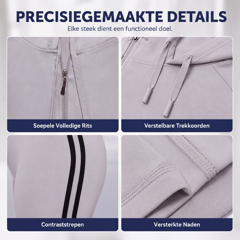 🔥Gratis verzending✈️ Dames Gestreepte Vest & Broek Set 👚👖 Comfortabele Pasvorm, Moderne Look & Veelzijdige Casual Stijl