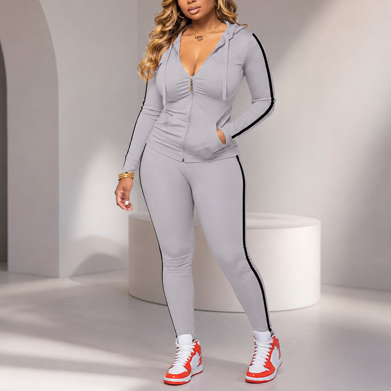 🔥Gratis verzending✈️ Dames Gestreepte Vest & Broek Set 👚👖 Comfortabele Pasvorm, Moderne Look & Veelzijdige Casual Stijl