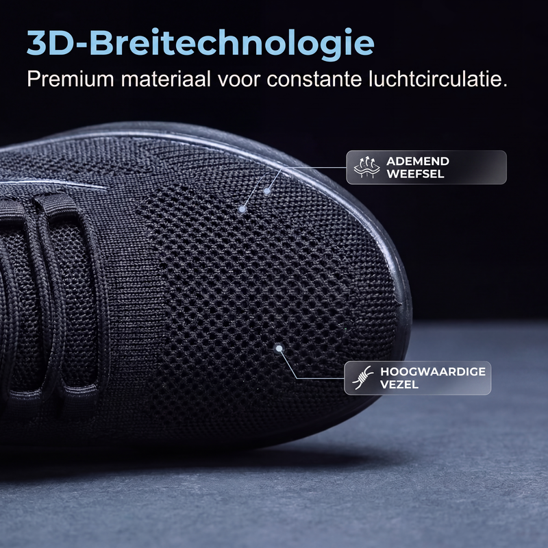 Ademende hardloopschoenen voor heren