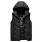 🔥Gratis verzending✈️Herenbodywarmer met capuchon en slim-fit pasvorm - mouwloos gilet met rits aan de voorkant, comfortabel