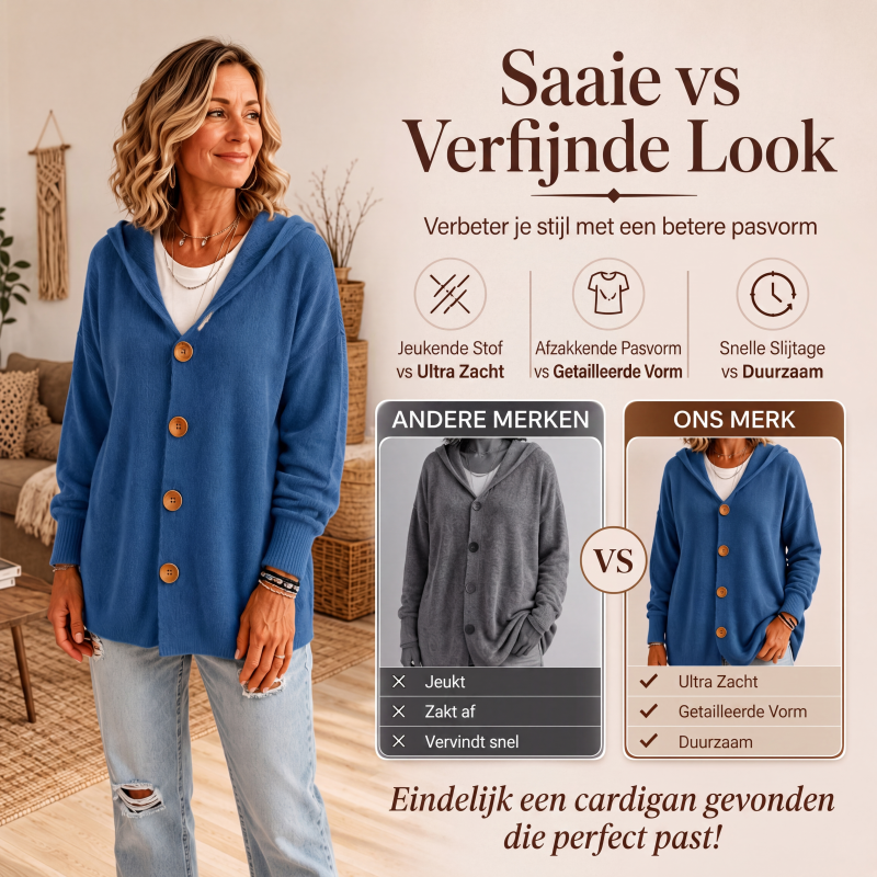Casuele capu trui vest voor dames