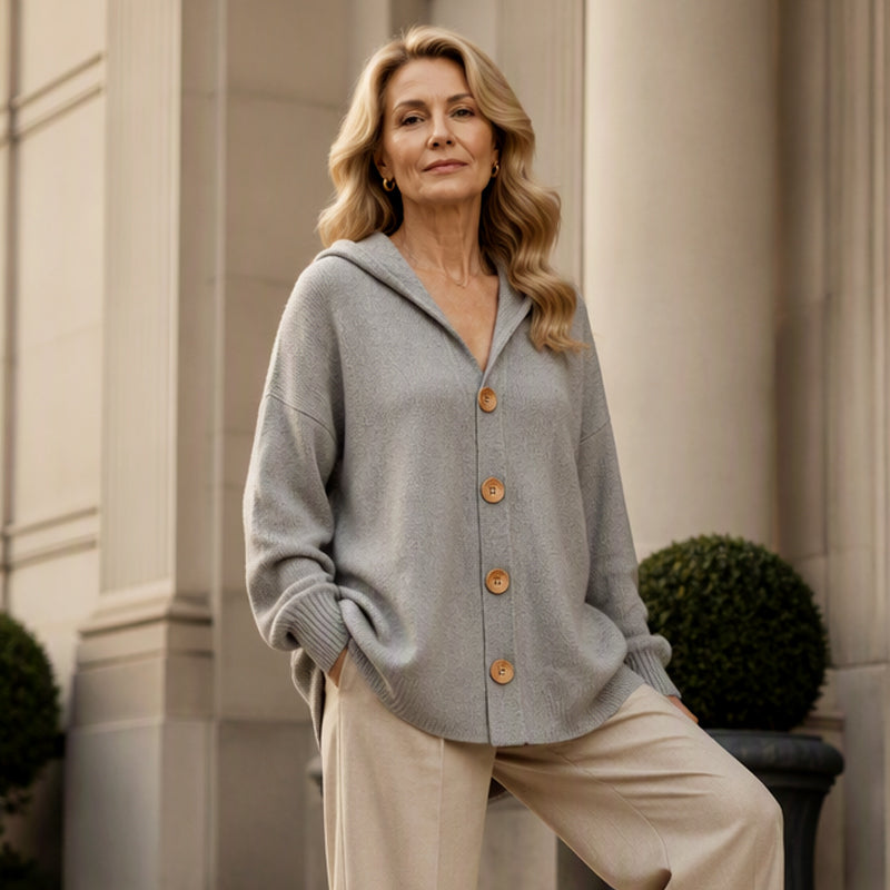Casuele capu trui vest voor dames