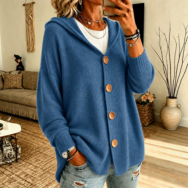 Casuele capu trui vest voor dames