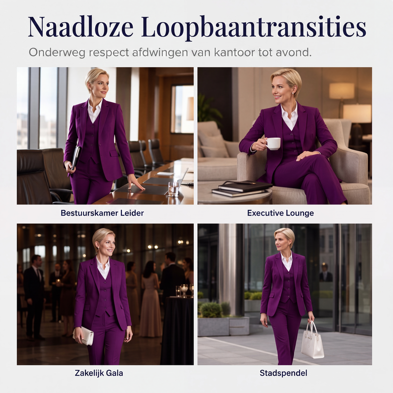 🔥Gratis verzending✈️Dames 3-delige Zakelijke Kostuum Set