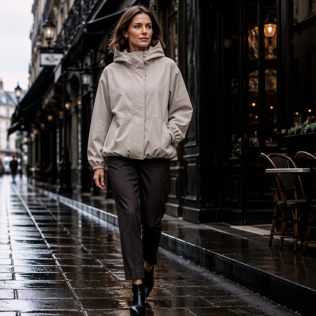 🔥Gratis verzending✈️ Dames Korte Windbreaker Jas 🧥 Lichtgewicht Design, Comfortabele Pasvorm & Moderne Casual Look