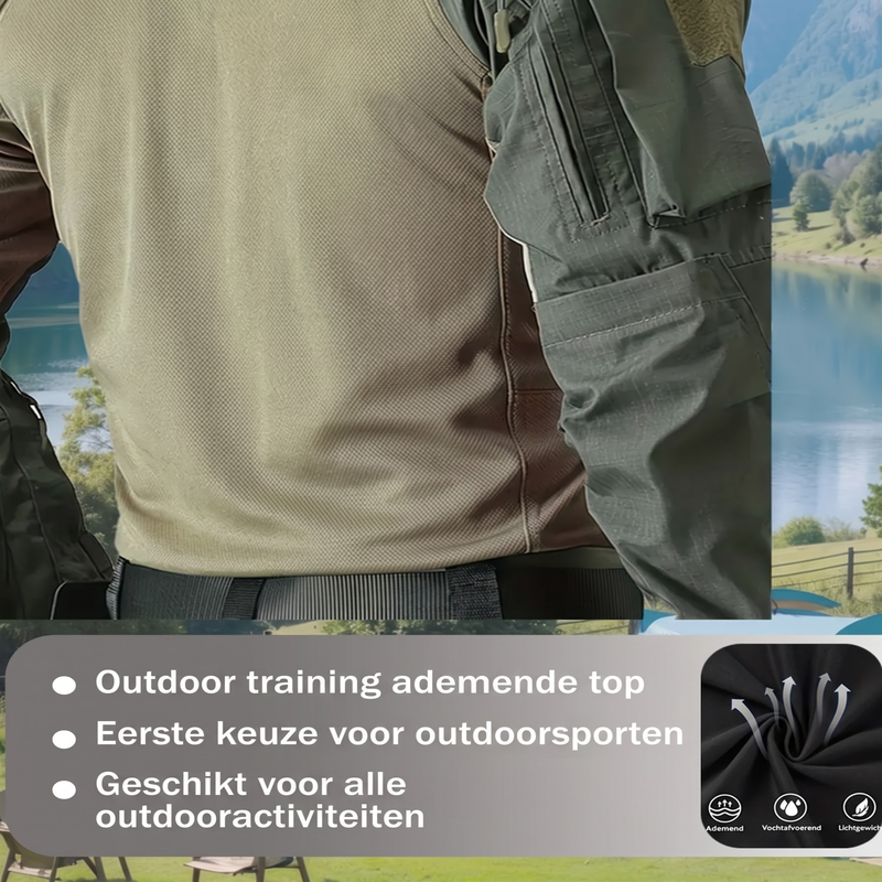 💪Duurzame outdoortrainingskleding met meerdere zakken