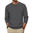 Heren casual klassieke sweatshirt met ronde hals