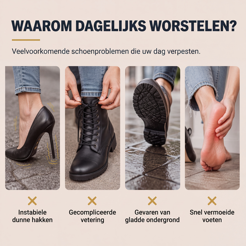 👟Antislip-enkellaarzen