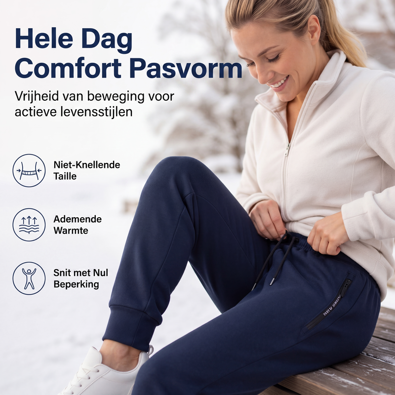 ❄️ Winter Comfort ✨ Warme Joggingbroek voor Dames & Heren 🧥 Zachte Voering, Relaxte Pasvorm & Ultiem Dagelijks Comfort