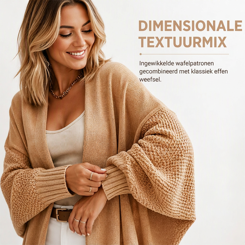 🔥Gratis verzending✈️ Gebreid Damesvest met Wijde Pasvorm 🧶 Zacht Comfort, Trendy Laagjeslook & Elegante Stijl