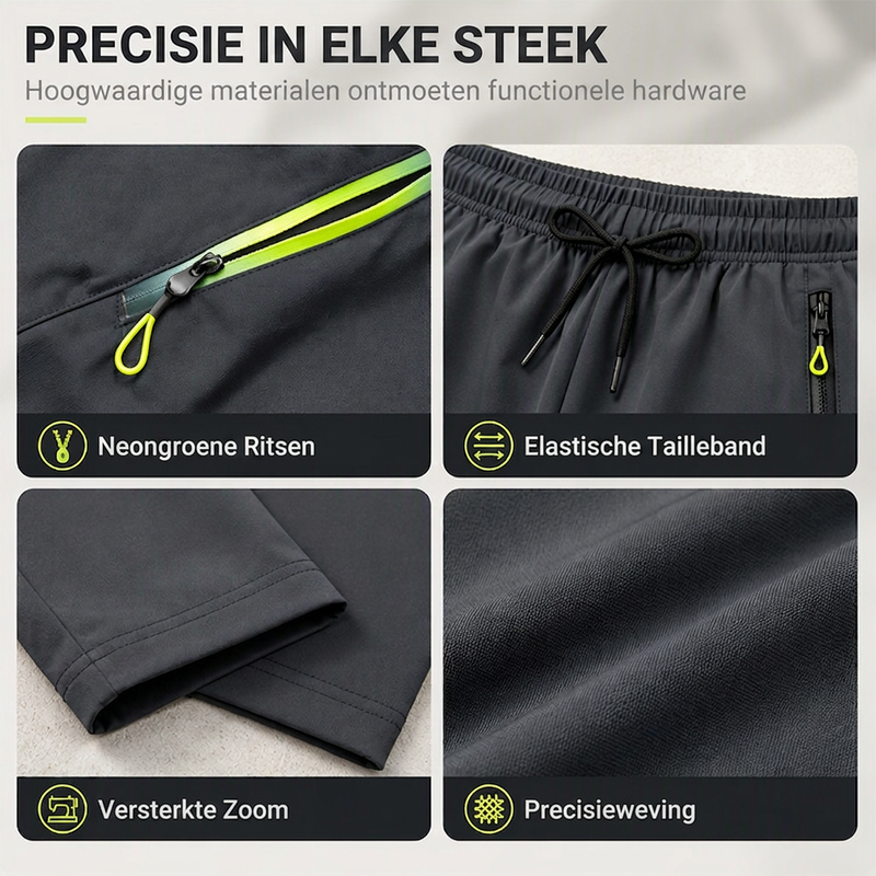 Casuele sportbroeken voor dames met ritszakken
