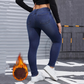 ❄️ 50% KORTING ✨ Dames High-Stretch Skinny Jeans met Pluche Voering 👖 Warme Binnenkant, Slanke Pasvorm & Comfortabele Winterlook
