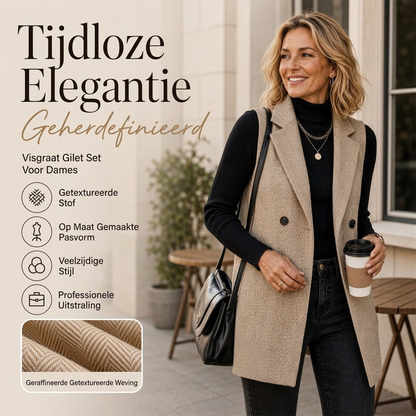 Blazerbody voor dames met dubbele knopenrij