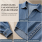 📢📢50% korting!!!🎉✨Casual, loszittend jeans-truitje voor dames met V-hals, vleermuismouwen en een asymmetrische zoom