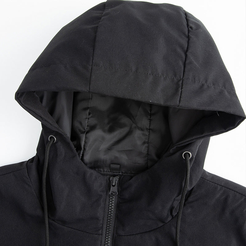 🧥 Heren Windjack met Capuchon – Halflange Trenchcoatstijl Jas met Comfortabele Pasvorm & Moderne Casual Look ✨
