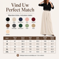 Dames hoge taille wijde pijpen broek