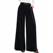 Dames hoge taille wijde pijpen broek