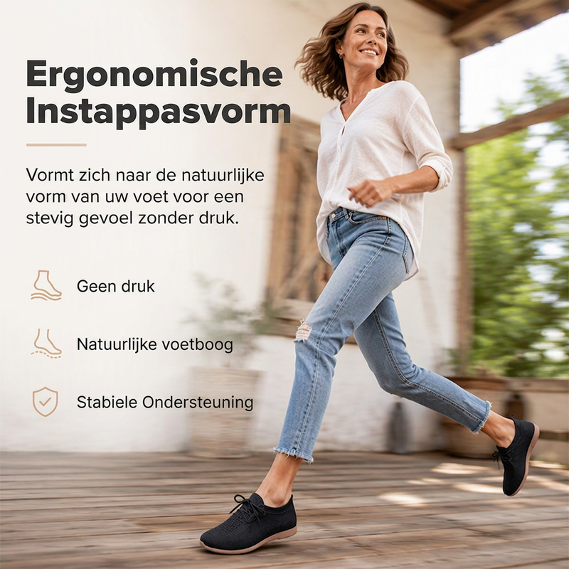 👟 Ademende Dames Instapschoenen – Casual Platte Schoenen met Lichtgewicht Comfort & Zachte Pasvorm ✨