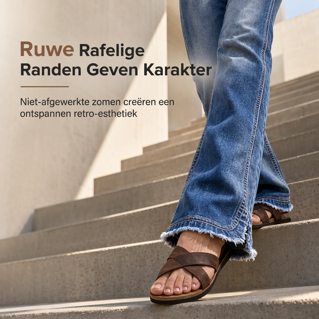 👖 Dames Hoge Taille Retro Flare Jeans – Uitlopende Denim Broek met Comfortabele Pasvorm & Vintage Stijl ✨