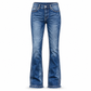 👖 Dames Hoge Taille Retro Flare Jeans – Uitlopende Denim Broek met Comfortabele Pasvorm & Vintage Stijl ✨