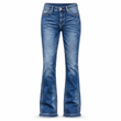 👖 Dames Hoge Taille Retro Flare Jeans – Uitlopende Denim Broek met Comfortabele Pasvorm & Vintage Stijl ✨