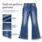 👖 Dames Hoge Taille Retro Flare Jeans – Uitlopende Denim Broek met Comfortabele Pasvorm & Vintage Stijl ✨
