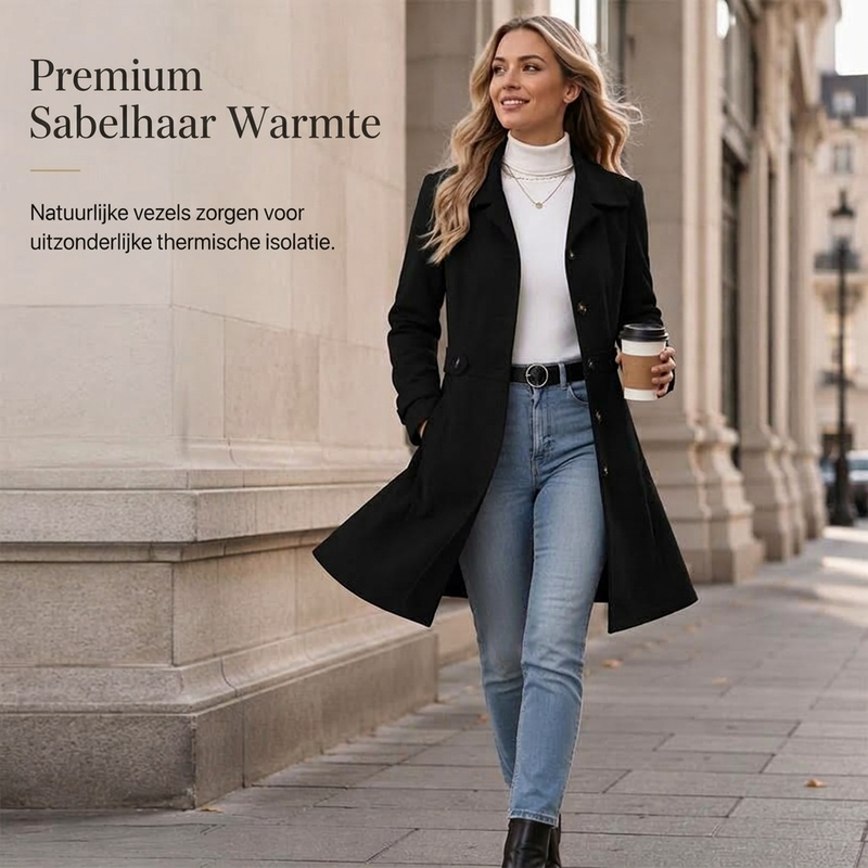 🧥 Elegante Getailleerde Damesjas met Enkele Knopenrij – Klassieke Jas met Slanke Pasvorm & Tijdloze Stijl ✨