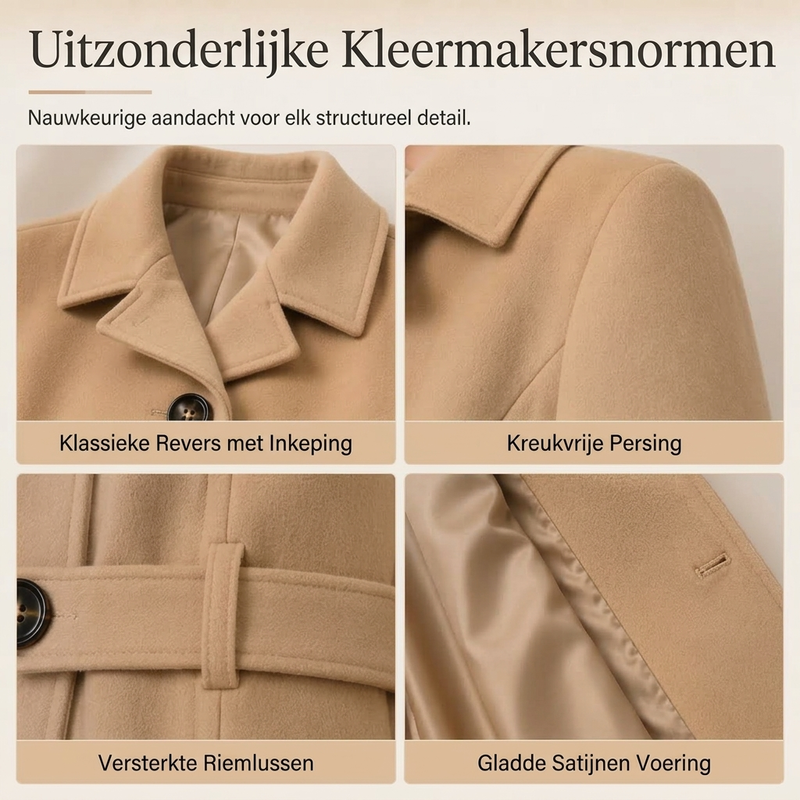 🧥 Elegante Getailleerde Damesjas met Enkele Knopenrij – Klassieke Jas met Slanke Pasvorm & Tijdloze Stijl ✨