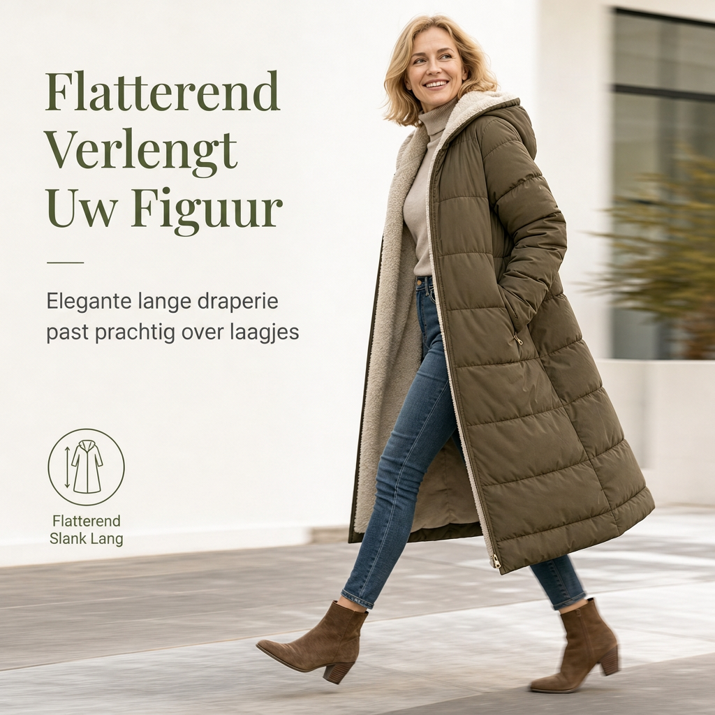 🧥 Omkeerbare Gewatteerde Slim Fit Jas met Capuchon – 2-in-1 Winterjas met Warme Pasvorm & Moderne Stijl ✨