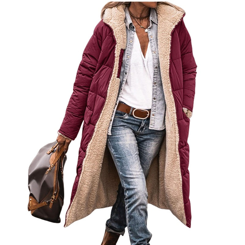 🧥 Omkeerbare Gewatteerde Slim Fit Jas met Capuchon – 2-in-1 Winterjas met Warme Pasvorm & Moderne Stijl ✨