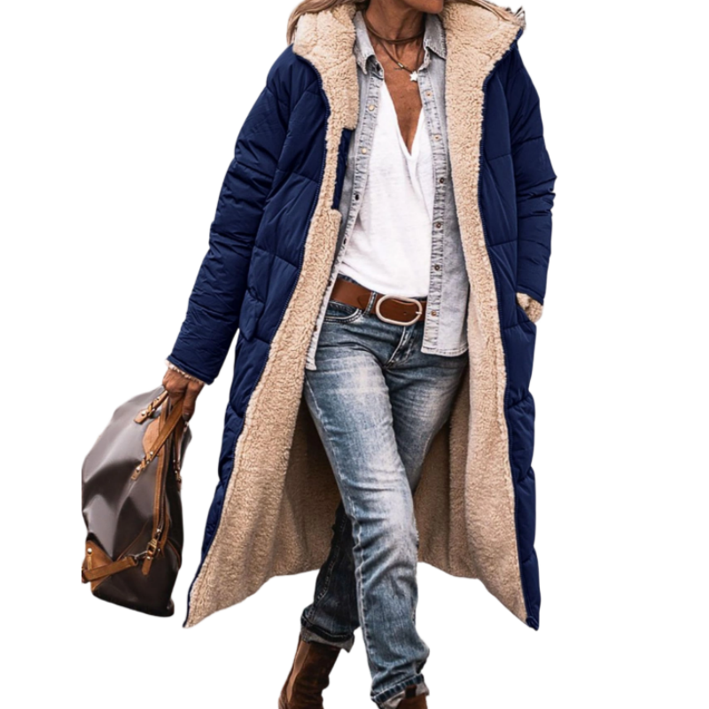 🧥 Omkeerbare Gewatteerde Slim Fit Jas met Capuchon – 2-in-1 Winterjas met Warme Pasvorm & Moderne Stijl ✨
