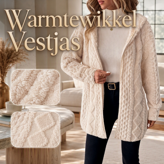 💋Geniet van een 30-daags probleemloos retourbeleid!✅️Warm Gebreid Teddy Vest met Kabelstructuur