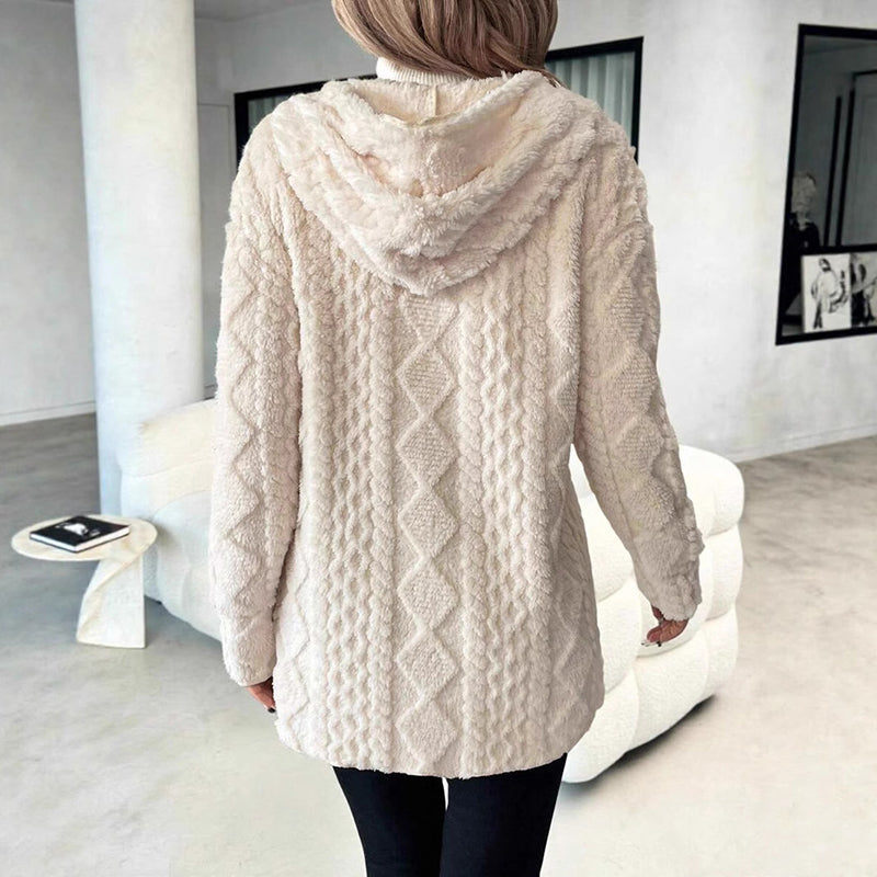 💋Geniet van een 30-daags probleemloos retourbeleid!✅️Warm Gebreid Teddy Vest met Kabelstructuur
