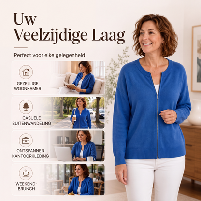 🤩 Haal het vandaag nog voordat het uitverkocht is!👇🎁Zacht Gebreid Vest met Ritssluiting