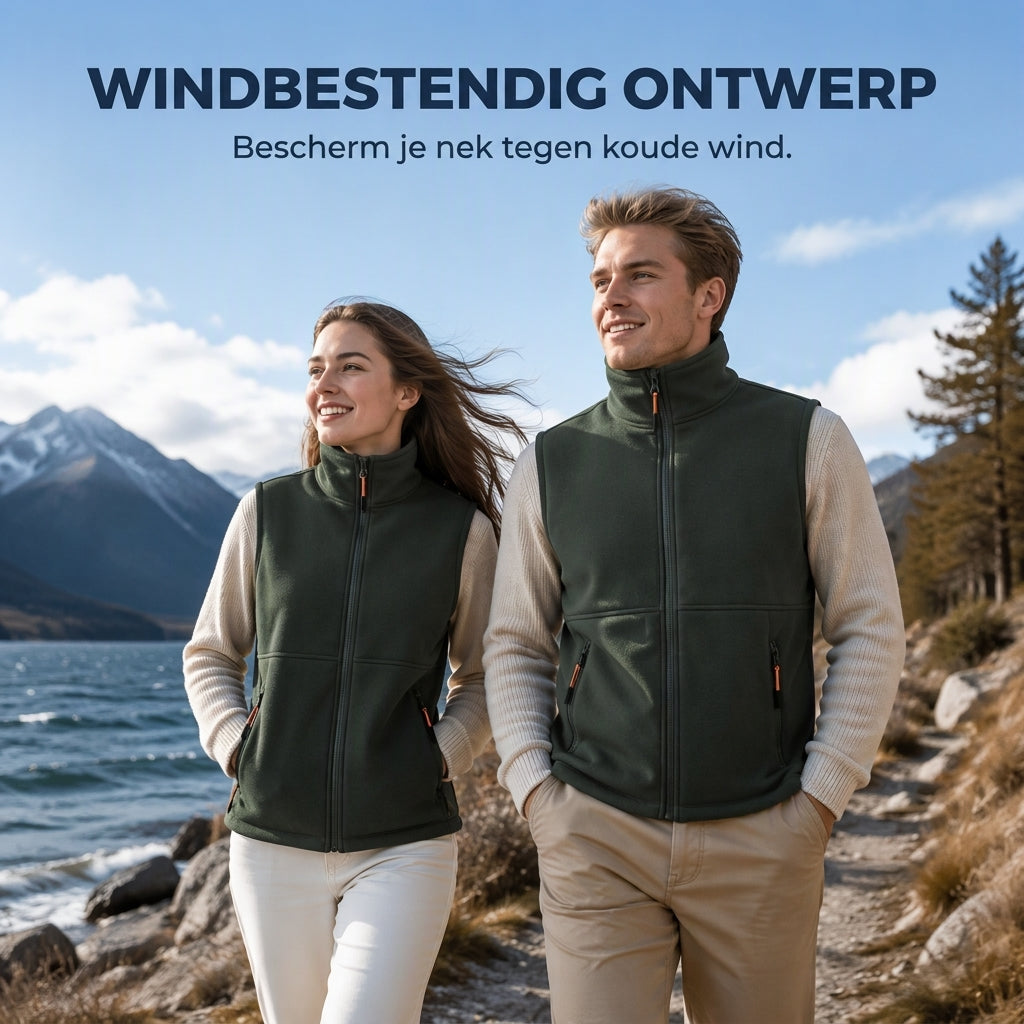 💋Geniet van een 30-daags probleemloos retourbeleid!✅️Unisex Winter Vest met Pluche Voering voor Warmte