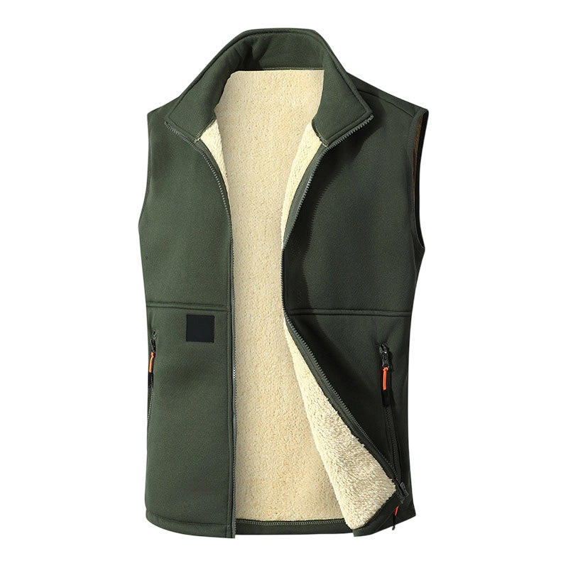 💋Geniet van een 30-daags probleemloos retourbeleid!✅️Unisex Winter Vest met Pluche Voering voor Warmte