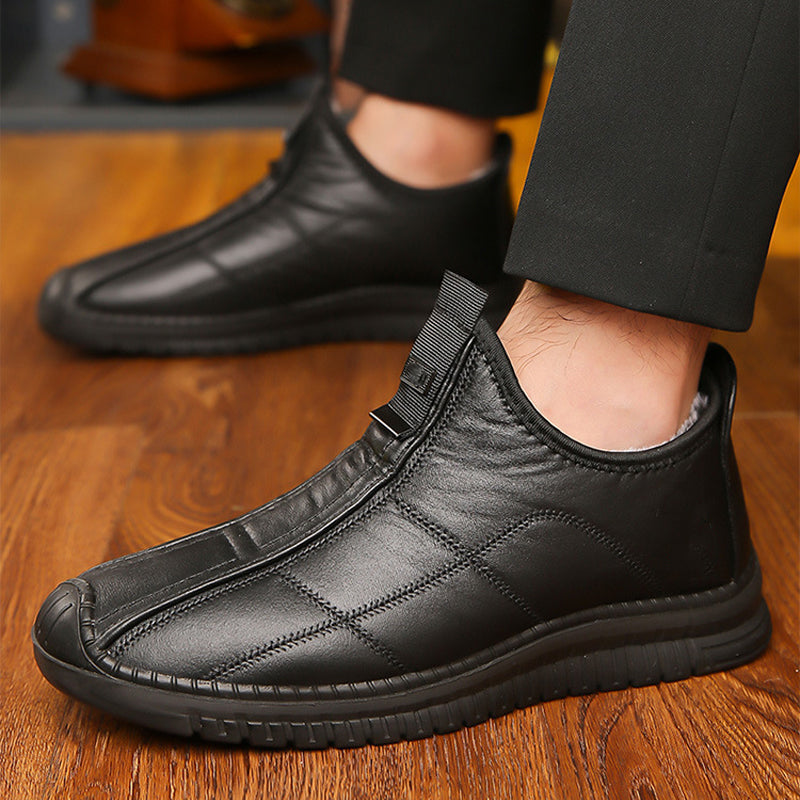 🔥Populair product ！✨Antislip wandelschoenen voor heren met pluche voering