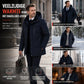 🔥Gratis verzending✈️Halflange Heren Winterjas met Dikke Voering – Zakelijke & Casual Katoenen Jas voor Comfort en Warmte