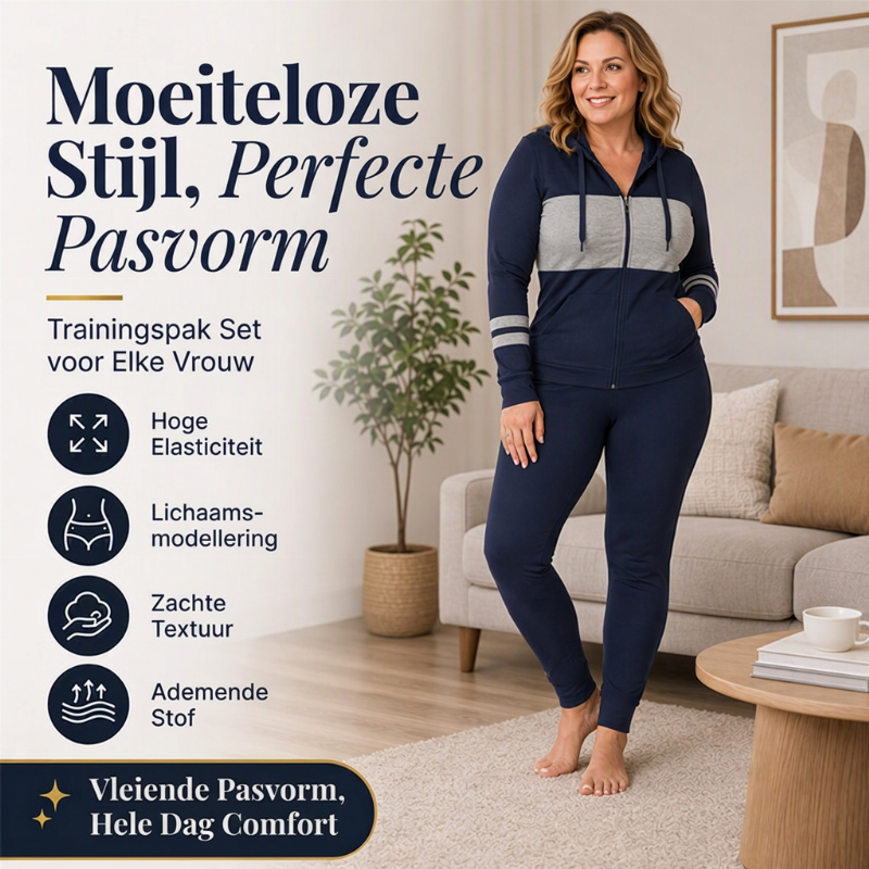 🔥Gratis verzending✈️Dames Hoodie & Broek 2-Delige Set