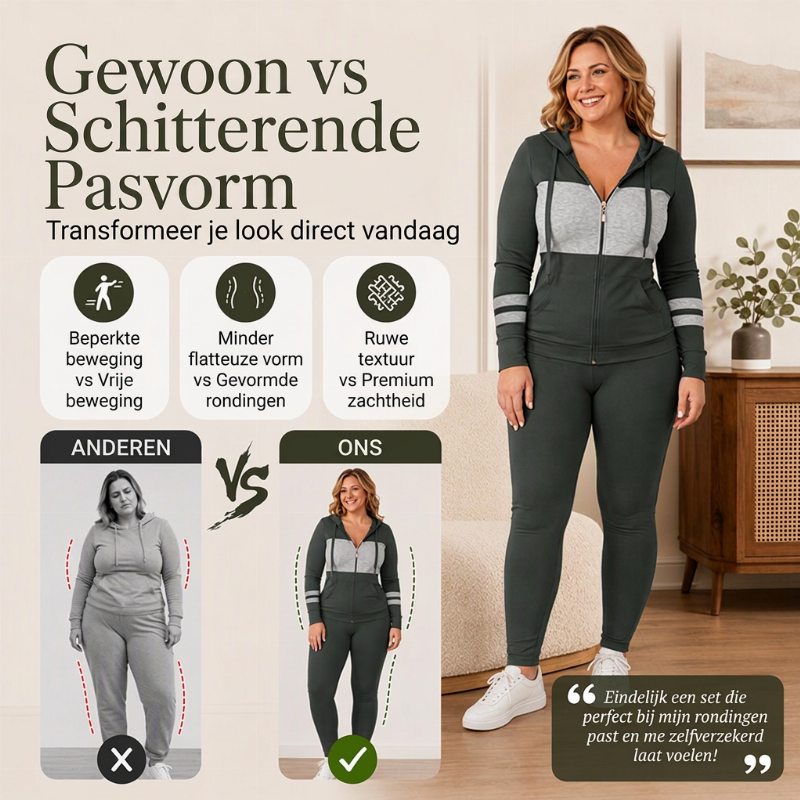 🔥Gratis verzending✈️Dames Hoodie & Broek 2-Delige Set