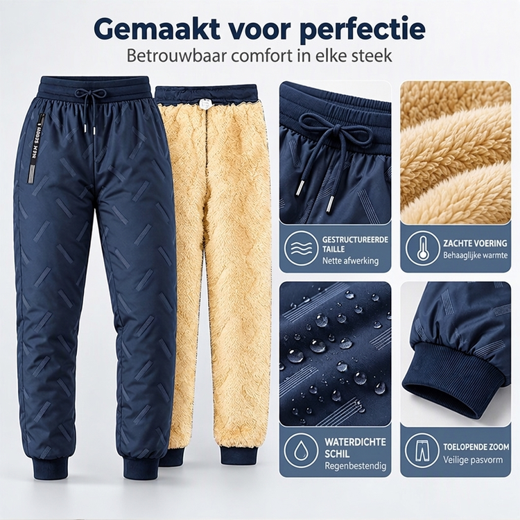 ❄️ 50% KORTING 🔥 Dames Waterbestendige Winterbroek met Sherpavoering – Warm, Comfortabel & Ideaal voor Koude Dagen ✨