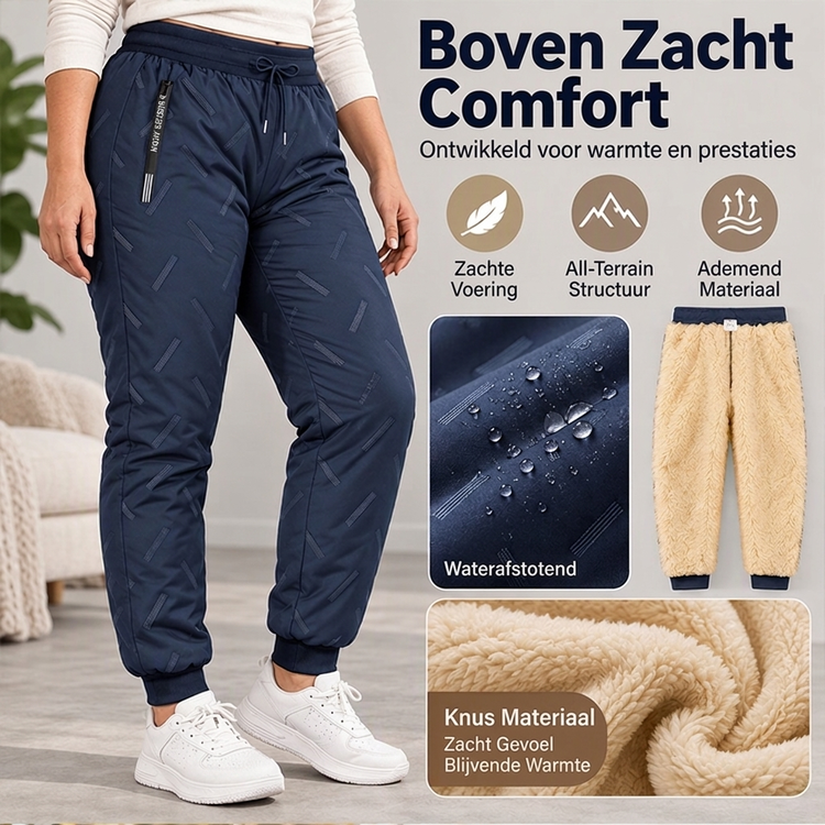 ❄️ 50% KORTING 🔥 Dames Waterbestendige Winterbroek met Sherpavoering – Warm, Comfortabel & Ideaal voor Koude Dagen ✨