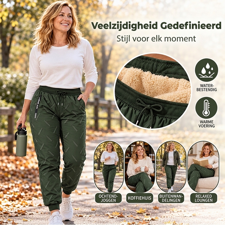 ❄️ 50% KORTING 🔥 Dames Waterbestendige Winterbroek met Sherpavoering – Warm, Comfortabel & Ideaal voor Koude Dagen ✨