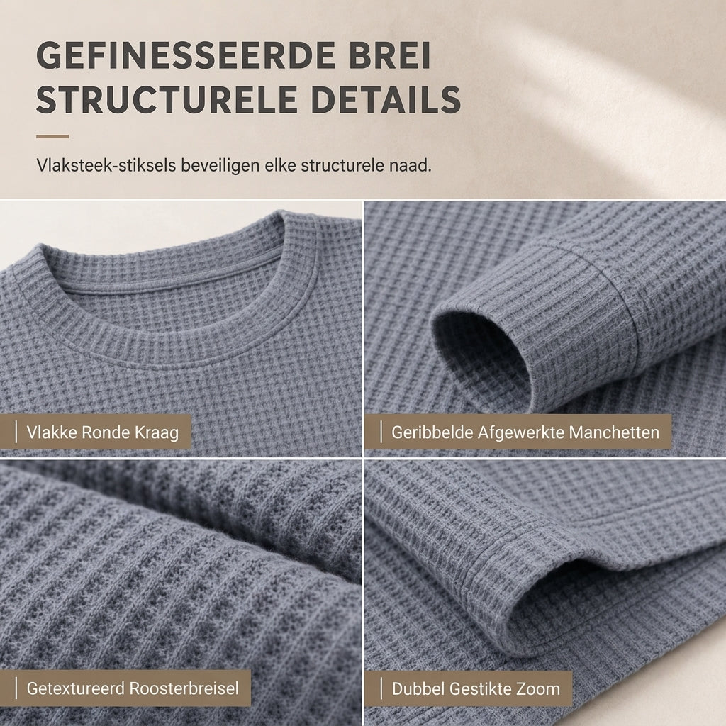 🔥Opruimingsuitverkoop💪Casual slim-fit herensweatshirt met ronde hals en lange mouwen
