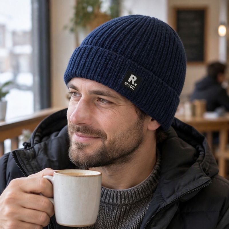 🙌 70% herhaalaankooppercentage🎩Warme slouchy gebreide schedelmuts voor heren