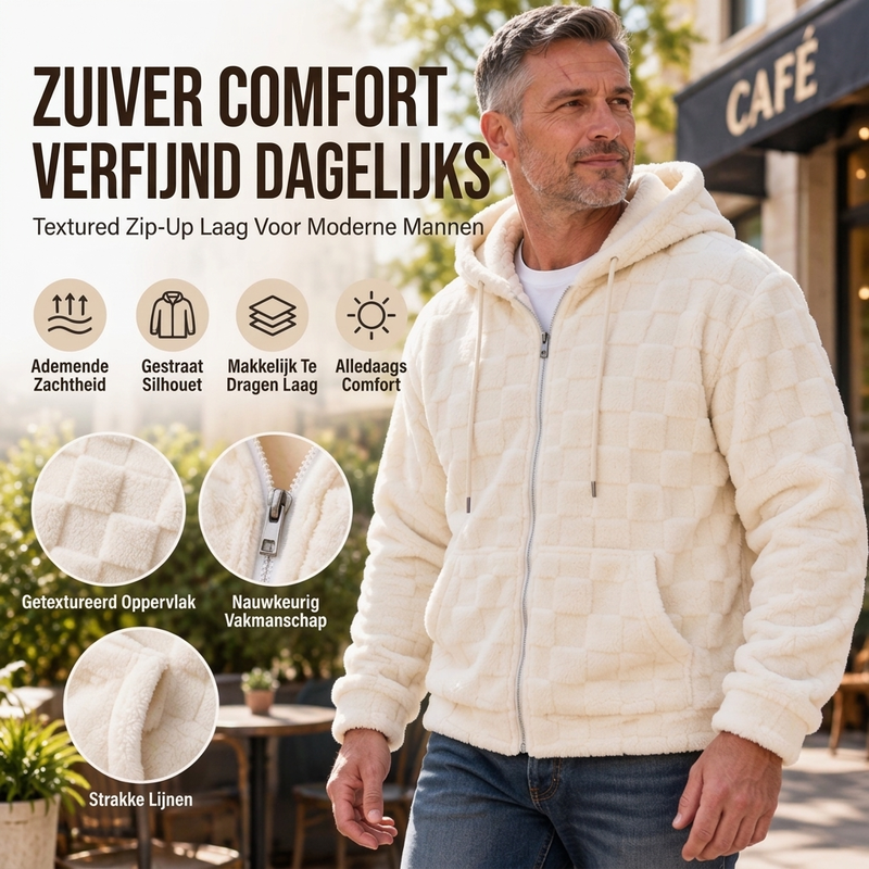 ✨ Casual Winterjas 🧥 met Capuchon voor Heren, Warm & Comfortabel voor Koude Dagen ✨